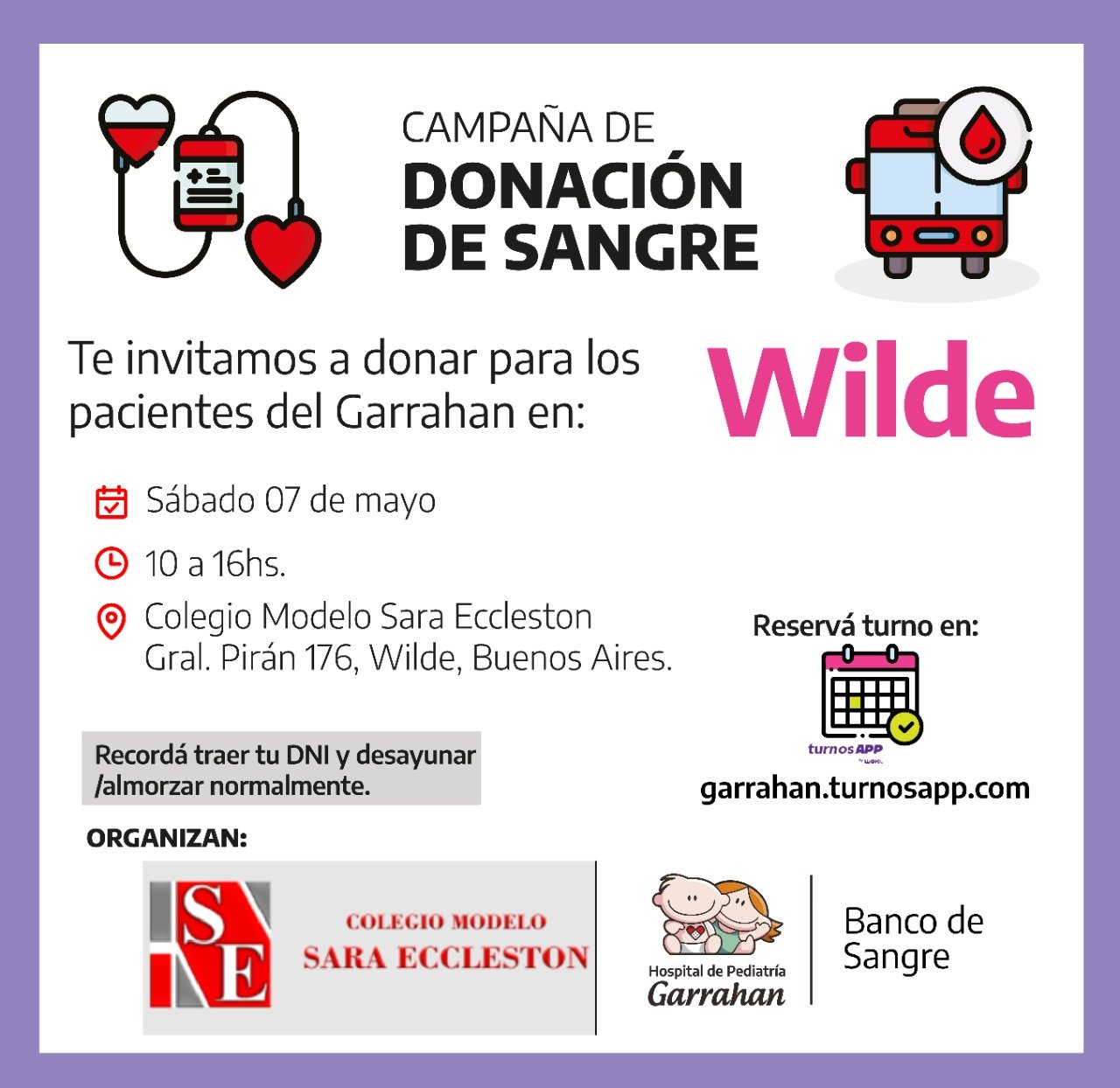 Campaña de donación de sangre