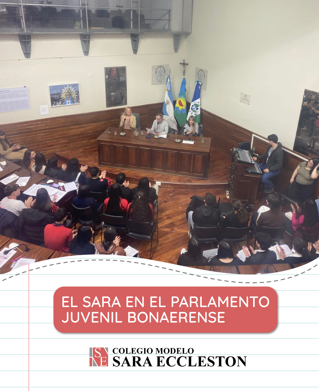 El Sara en el Parlamento Juvenil Bonaerense